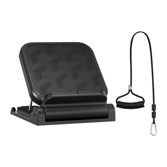 GARENDE Slant Board Calf Stretcher Adjustable Foot Stretcher Equipment Balancing Practice Foot Incline Board Anti Slip for Ankle Home with Pull Rope