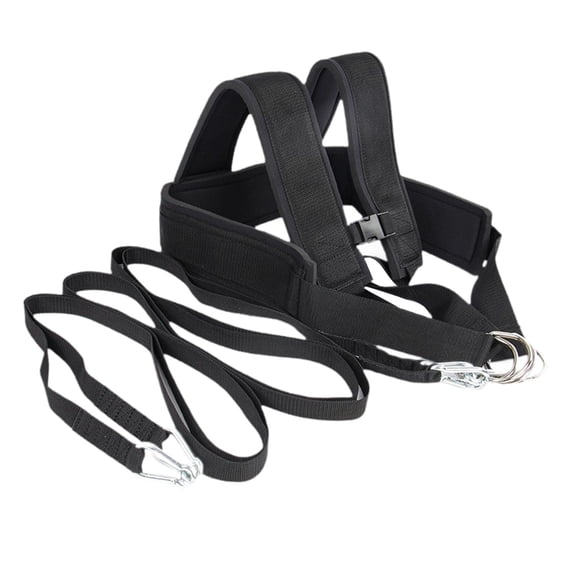 GARENDE Sled Pull Straps Lightweight Sled Trainer Pull Leash for Fitness Home Indoor Shoulder Strap