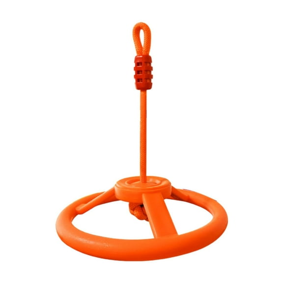 GARENDE Swing Obstacle Wheel for Kids ing for Backyard Indoor Outdoor orange