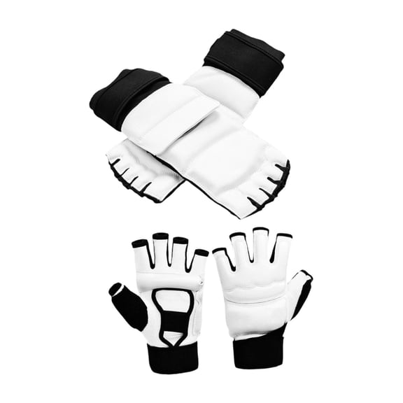 GARENDE Taekwondo Karate Sparring Gear Gloves Foot Protector Guard Wrist Wrap Protective for Mma Punch Bag Gloves Boxing Martial Arts M