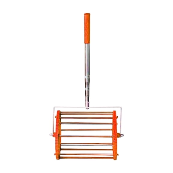 GARENDE Telescopic Tennis Ball Picker Collector for Practice Accessory Orange