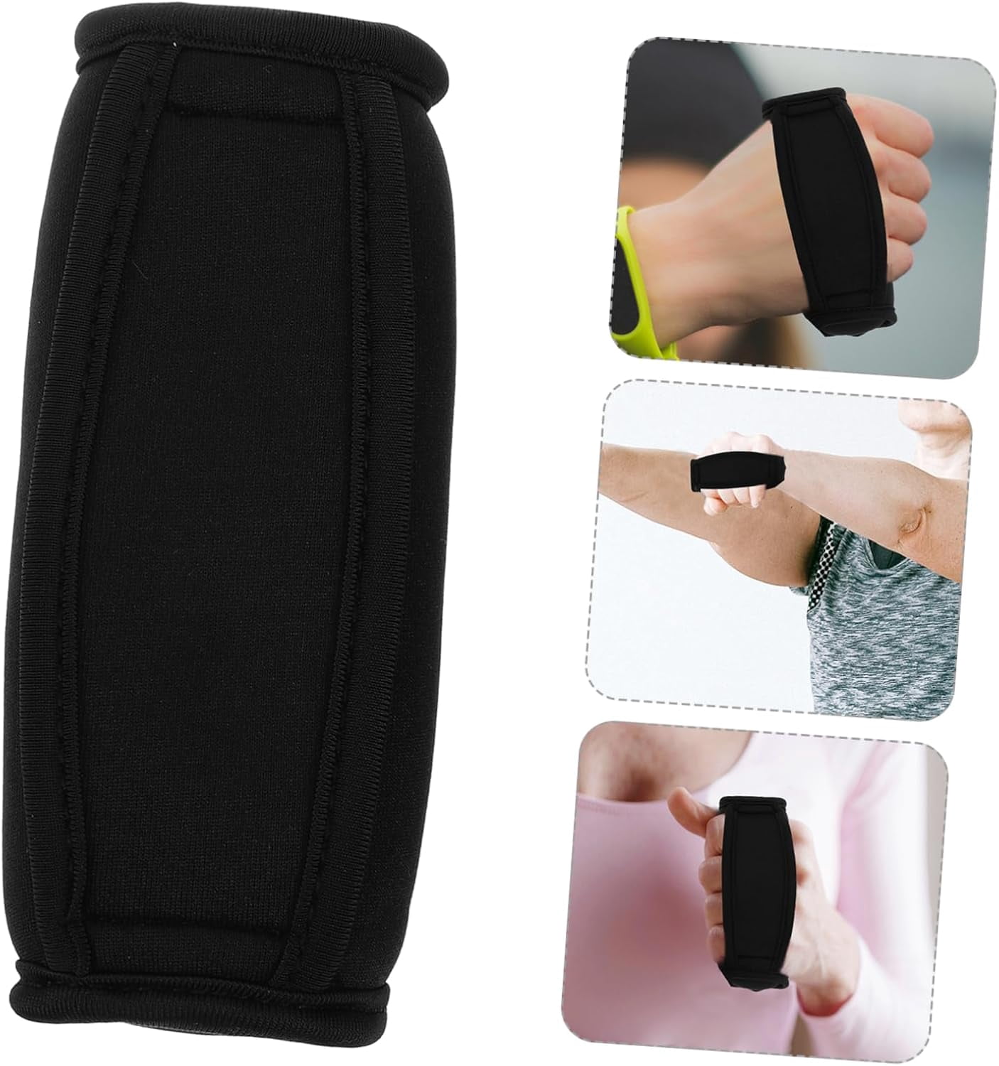 GARENDE Wrist Weights Pair to Strengthen The Hands Forearm Arm Weights for Women Men for Black 1lb