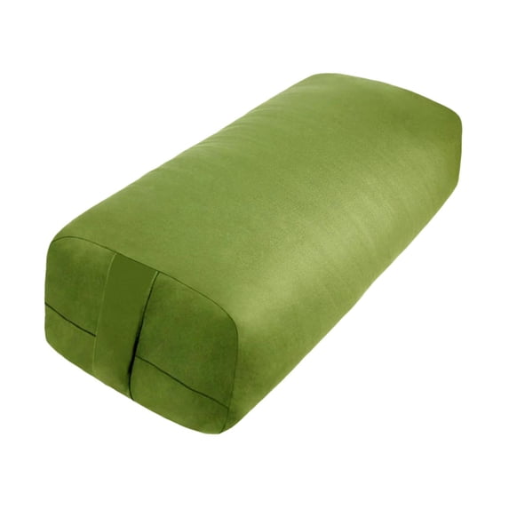 GARENDE Yoga Bolster Machine Washable Cover Yoga Pillow for Balance Restorative Yoga Rectangle Green