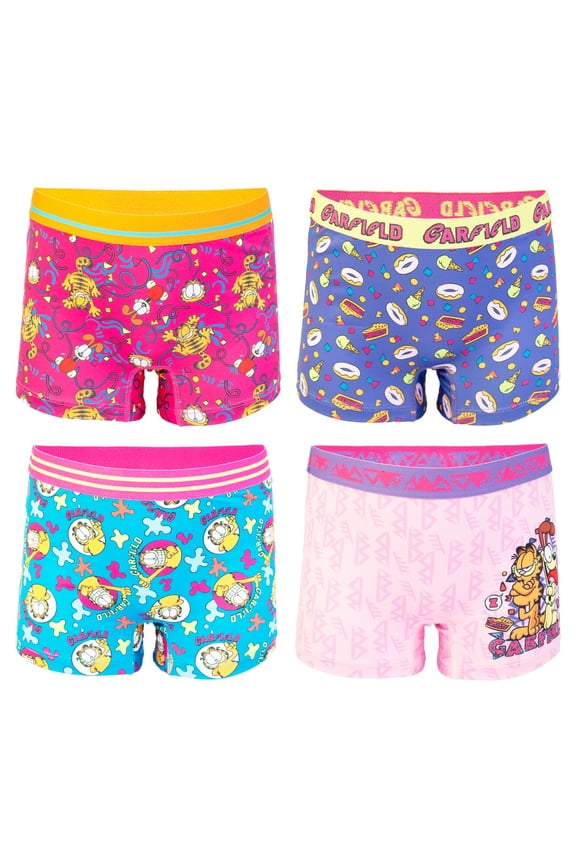 GIRLS 4 PACK CHARACTER BOYSHORT