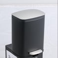 GARITIN 5L 1.32 Gallon Rectangular Step Trash Can with Foot Pedal ...