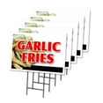 thumbnail image 1 of GARLIC FRIES 5 Pack Of 18" x 24" Yard Sign & Stake | Advertise Your Business | Stake Included Image On Front Only | Made in The USA, 1 of 3