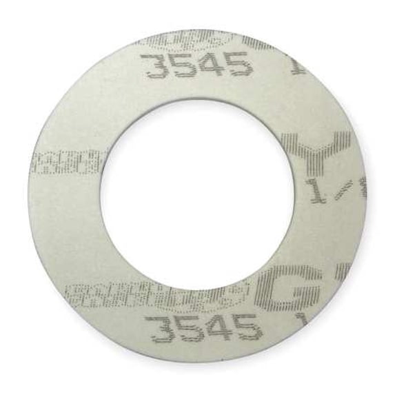 GARLOCK SEALING TECHNOLOGIES 37045-1106 Gasket,Ring,6 In,PTFE,White