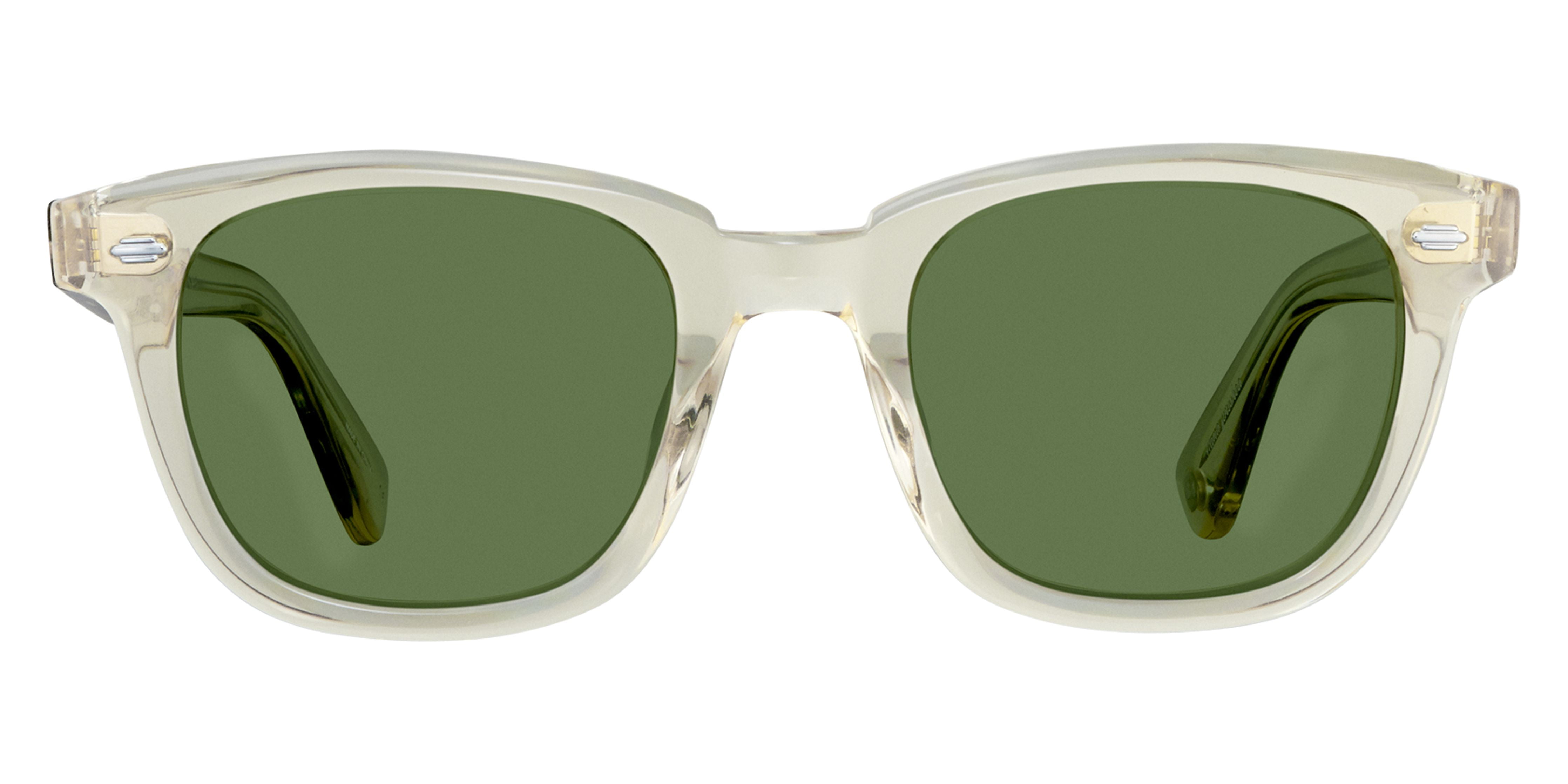 One　GARRETT　LEIGHT　Women´s　Calabar　Green，　Sunglasses，　Champagne/Semi-Flat　Pure　Size-