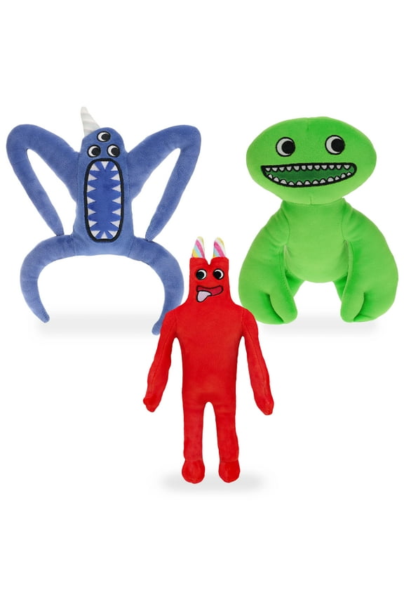 GARTEN OF BANBAN Soft Stuffed Animals and Plush Toys, Fabric Red Green Blue