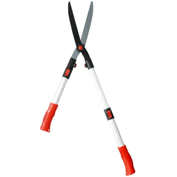 GARTOL Extendable Garden Hedge Shears for Trimming Borders, Boxwood and Bushes, 9 inch Blade Hedge Clippers with Telescopic Garden Hedge Clippers Hand