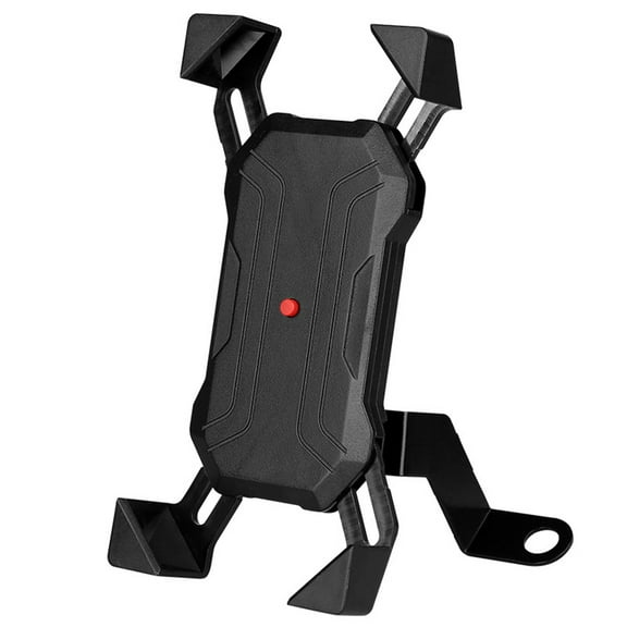 GARVALON 1 Piece Adjustable Design Black Phone Holder for Motorcycle Riding 12*4.3in