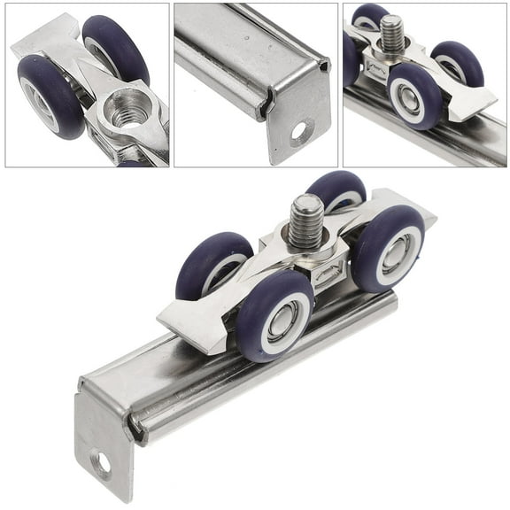 GARVALON 1 Set Track Wheel for Door Window Roller Zinc Alloy Round Shape