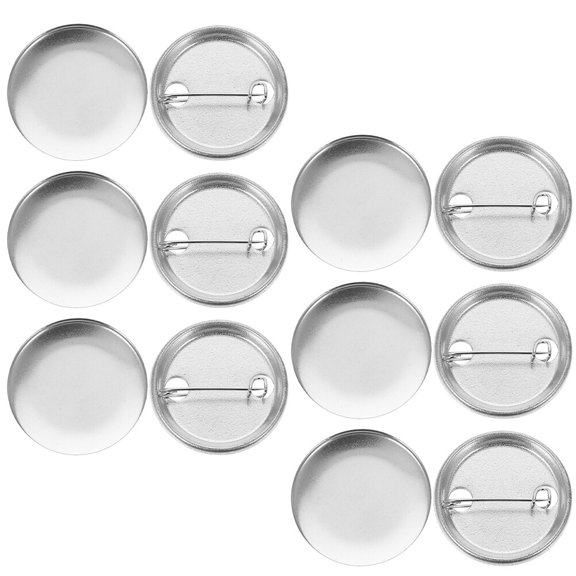 GARVALON 100 Sets Round Badge Button Parts DIY Crafts and Badge Making
