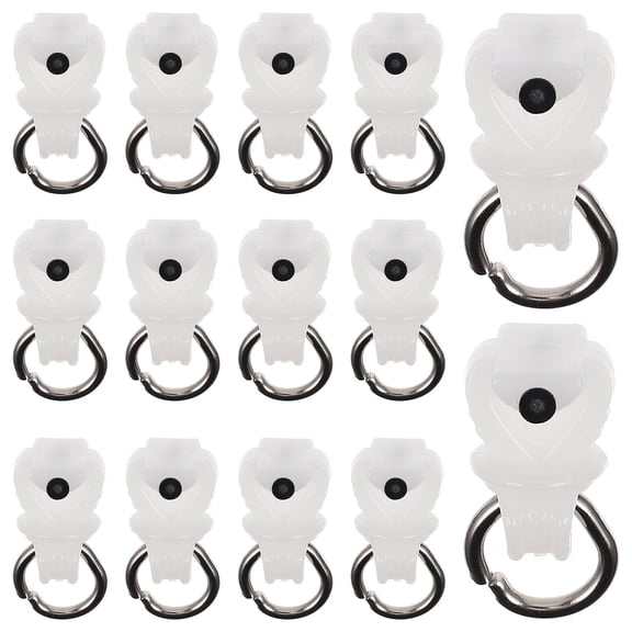 GARVALON 100Pcs Round Curtain Track Glider Rail for Practical and Simple Home and Office