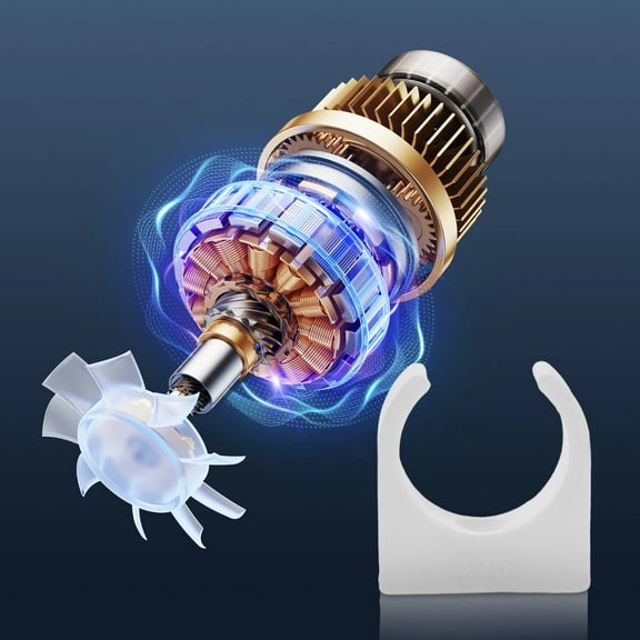 GARVALON 10Pcs Pvc Pipe Bracket White Plastic Easy Installation For Diy Projects