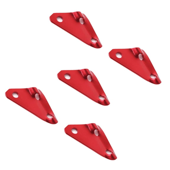 GARVALON 10Pcs Triangle Rope Buckle for Tent and Camping Gear 2.9x2x0.3in