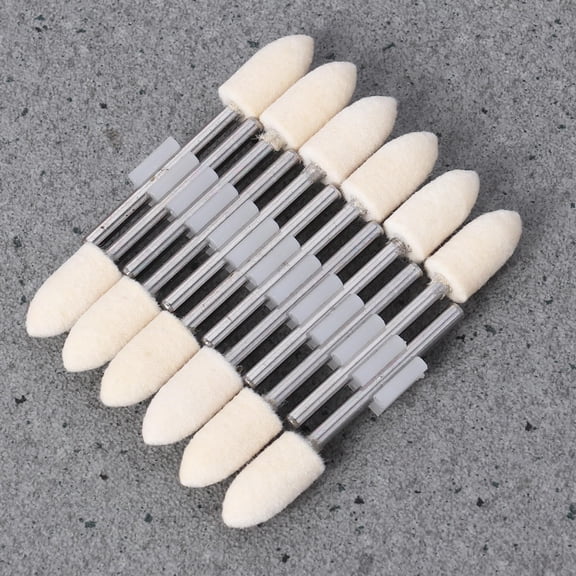 GARVALON 12Pcs Felt Polishing Wheel Taper For Sanding Rotary Tools