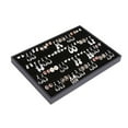 thumbnail image 1 of GARVALON 1Pack Modern Suede Earrings Display Holder Rectangular Tray For Jewelry Rings Organization 13.8*9.4in, 1 of 8
