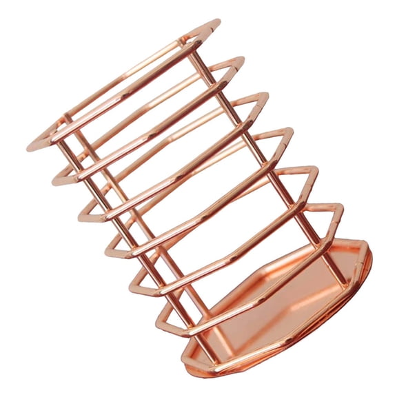 GARVALON 1Pc Octagonal Iron Pen Holder for Home Use 4.01X3.07X3.07in