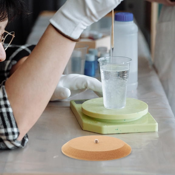 GARVALON 1Pcs Ceramic Molds for Pottery Creation and Craft Projects Chocolate Round Shape