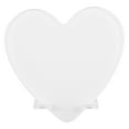 thumbnail image 1 of GARVALON 1Pcs Heart Shaped Acrylic Stand Sublimation Blank for Modern Design and Home Decoration, 1 of 8