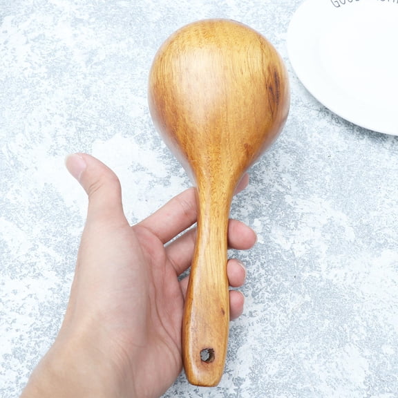 GARVALON 1Pcs Timber Water Dipper Ladle for Home Kitchen Tea and Wine Serving