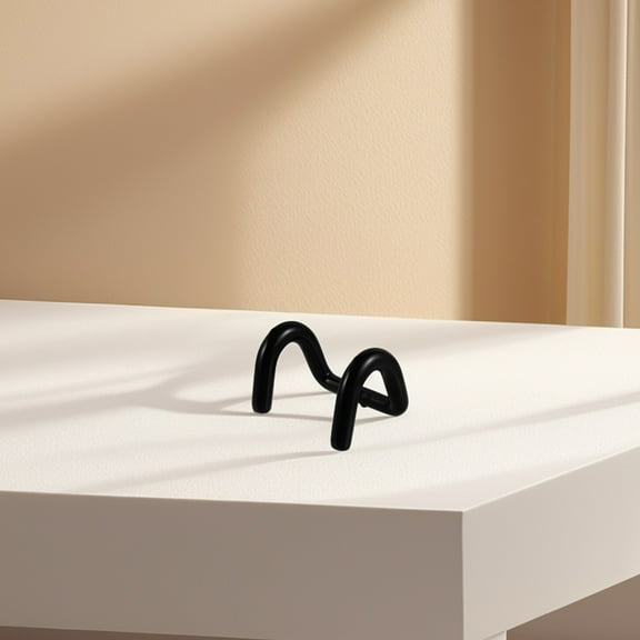 GARVALON 1Set Black Ergonomic Grip Workout Accessory for Men Women Training