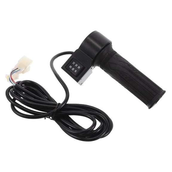 GARVALON 1Set Electric Throttle Black Round For Electric Motorcycle Throttle Control In Daily