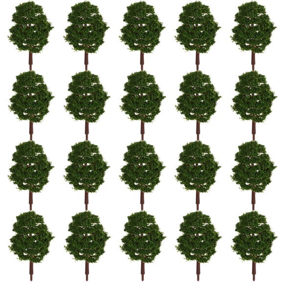 GARVALON 20Pcs Tree Figurines for Classmates Decoration