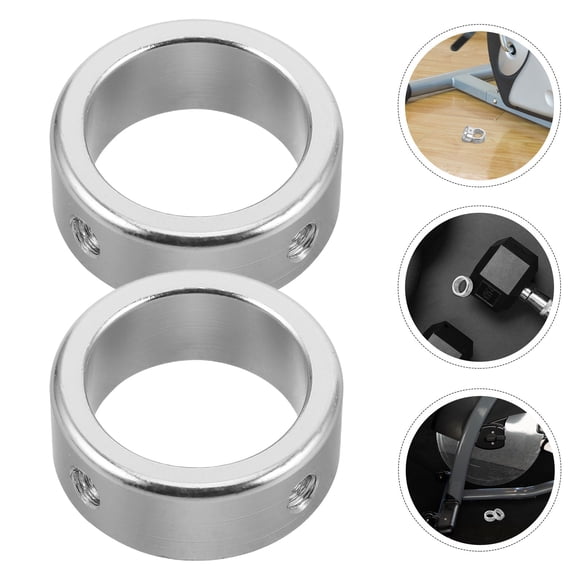 GARVALON 2Pcs Aluminum Alloy Fitness End Cover Cap for Men and Women Home Gym and Professional Gym