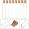 thumbnail image 1 of GARVALON Test Tubes With Cork Transparent Plastic 30Pcs for Round Bottom Design, 1 of 7