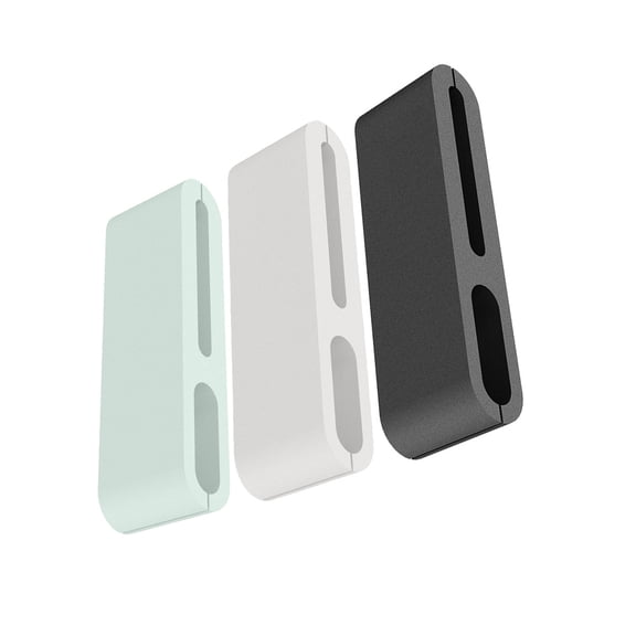 GARVALON 3Pcs Rubber Desk Cable Manager for Users with Cables and Wires 7x2x1.3in