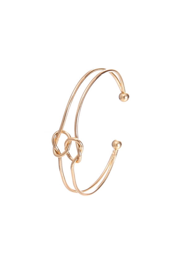 3Pcs Set Punk Style Golden Loop Bracelet for Women present Decoration