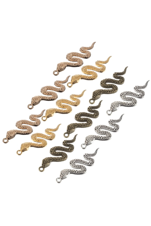 40Pcs Vintage Style Mixed Charm Pendants for Jewelry Making Accessories and Makers