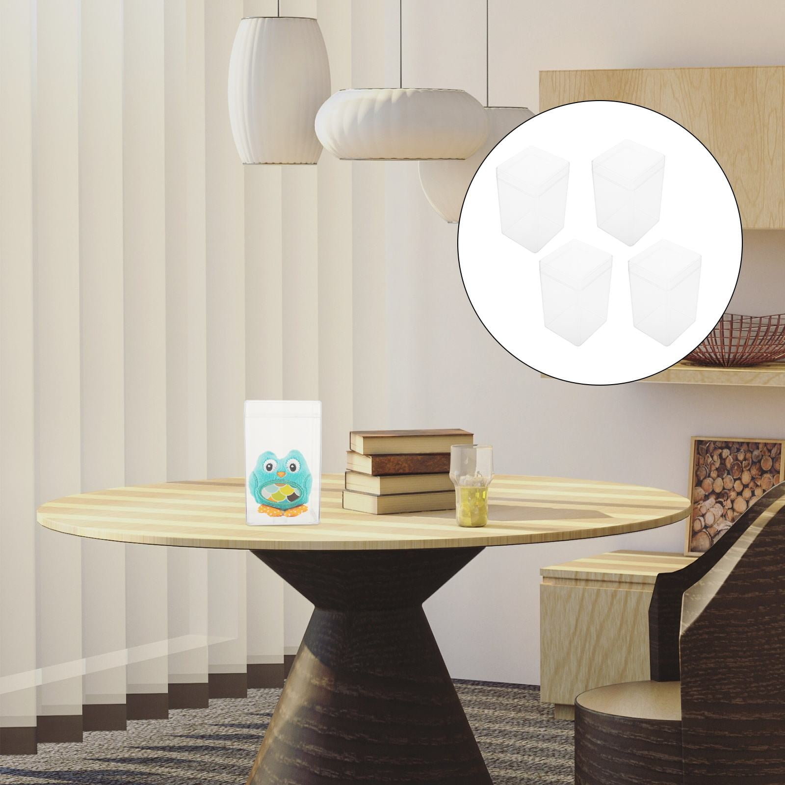 4 Supports Transparents Pour Figurines GARVALON - Présentoir Stable Pour Poupées, Modèles D'Action Et Collection - Léger Et Pratique - 10