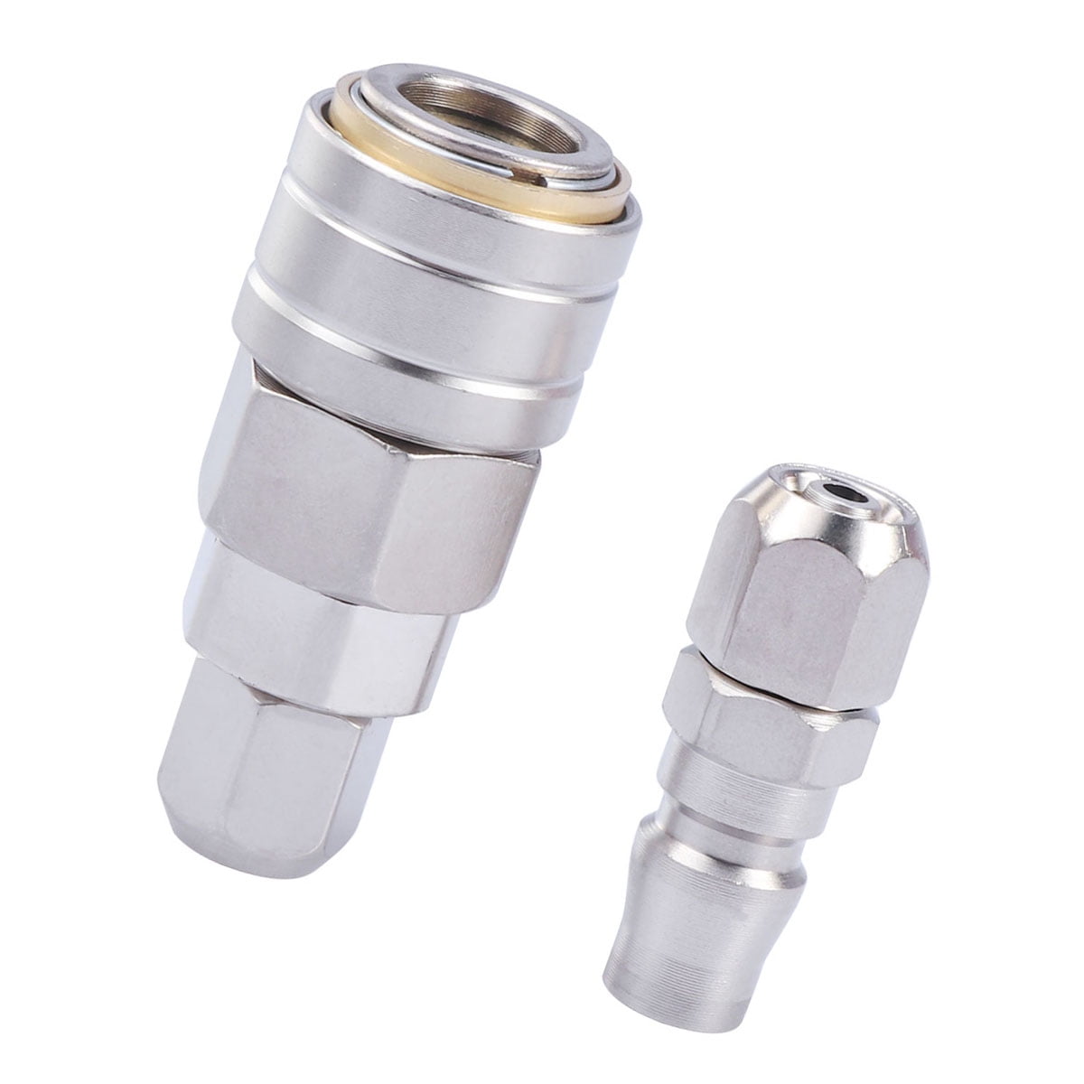 GARVALON 5Pcs Quick Connector Coupler And Plug Kit Double Sealed ...