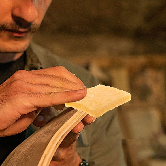 GARVALON 5Pcs Yellow Rubber Sand Paper Cleaner Block for Skateboard Grip Tape Maintenance 1.97X1.38X0.39in