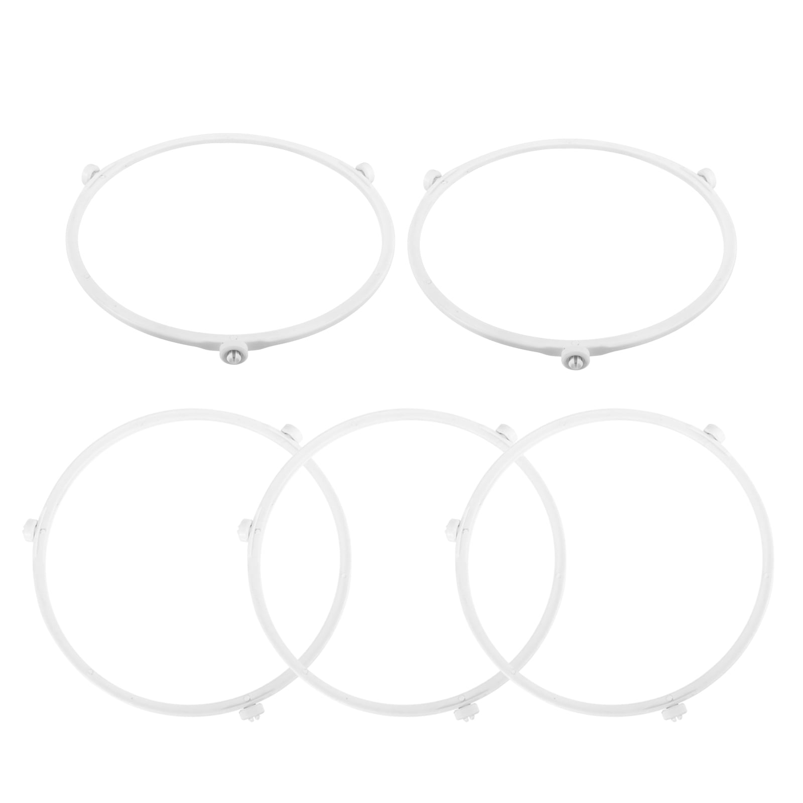GARVALON 5Set Microwave Turntable Ring Round Plastic Strong Bearing ...