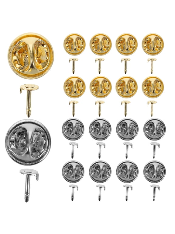 80 Sets Butterfly Clutch Pins Assorted Color Metal Securing Pins for Craft Makers and Jewelry Makers