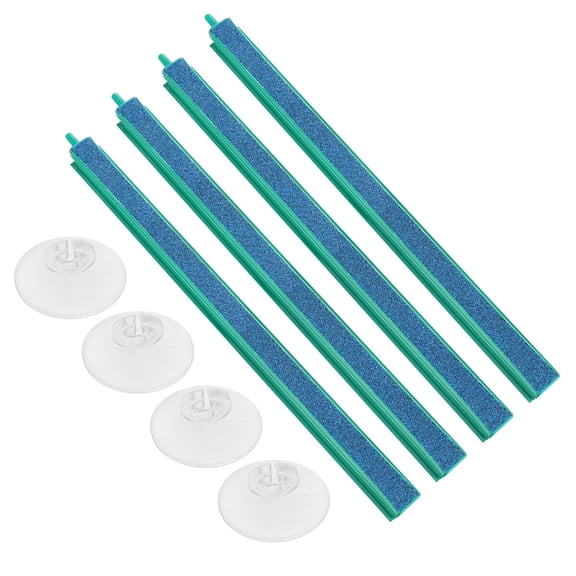 GARVALON 9Pcs Air Stone for Aquarium Oxygenation Blue Miniature Gravel Shape Fish Keeping 2.5x0.8in