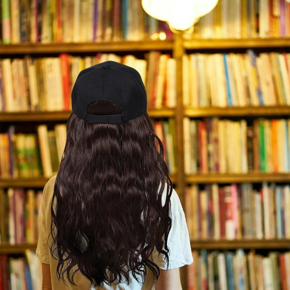 GARVALON Baseball Cap Wigs 1Pcs With Hair Attached For Women Sun Protection
