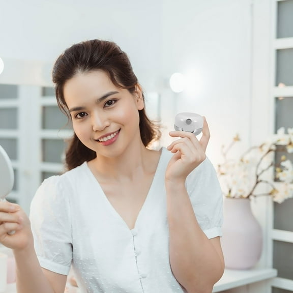 GARVALON Empty Makeup Containers 1Set Lip Mask Jars Plastic and Glass Material Portable for Women