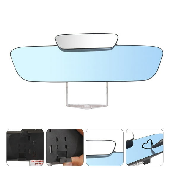 GARVALON Glass Car Rearview Mirror Sun Visor Shield For Improved Vision And Safety
