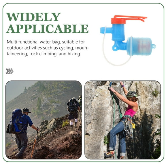 GARVALON Hydration Bladder Bite Valve 1Pcs Blue Silicone for Men Women Outdoor Activities 7.00X5.00X2.70CM