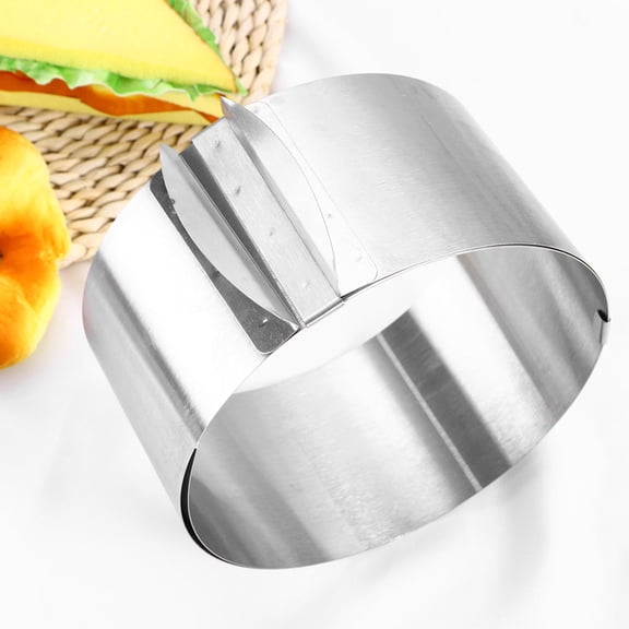 GARVALON Non-Stick Stainless Steel Cake Mold for Pastry Making 1Set 6-12 Inch Diameter 3.3 Inch Height