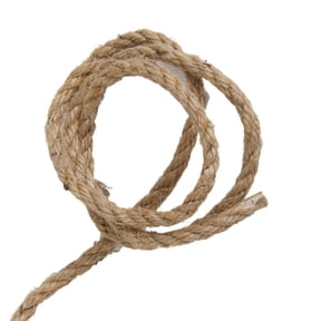 GARVALON Strong Twine Rope Jute Natural Khaki 1Pack 6mm * 10m For Decorations