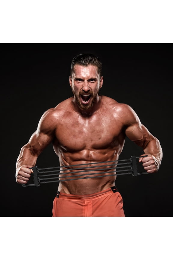 TPR Adjustable Chest Expander 1Set for Chest Exercise with Resistance Training for Men and Women