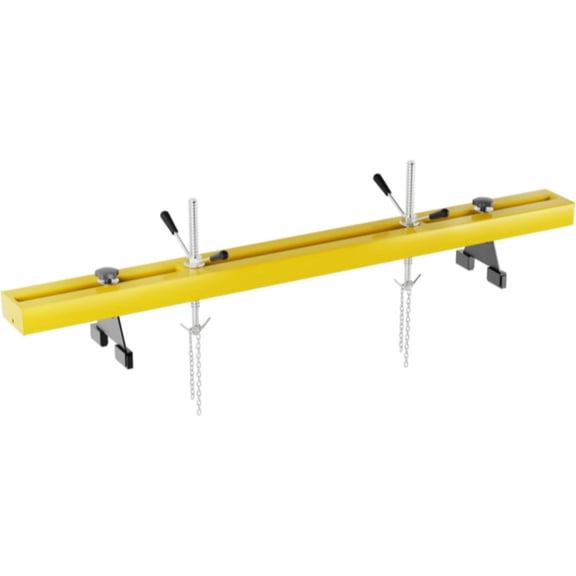 GARVEE 1100-Lb Engine Support Bar, 2-Point Lift Holder with Dual Hooks, Ideal for Home Garage & Auto Repair Shop,Yellow