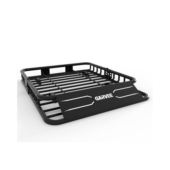 GARVEE 46"x 36"x 5" Roof Cargo Rack Basket with Extension,200lbs Capacity Universal Roof Luggage Rack