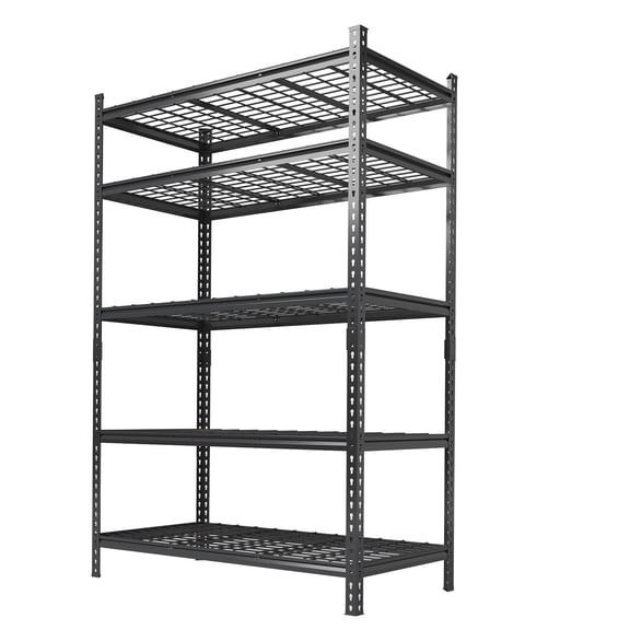 GARVEE 5 Tier Garage Shelving,Heavy Duty 2200LBS Storage Shelves Units,Adjustable Metal Shelving Unit,48"Lx24"Wx70"H,for Garage Kitchen Pantry Warehouse Basement